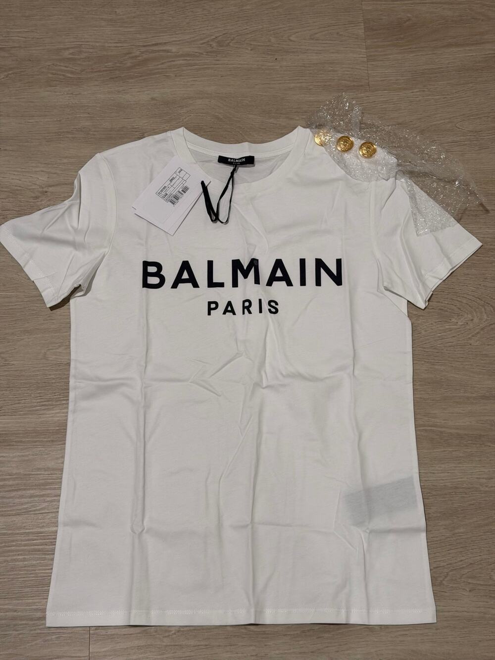 NWT Balmain women logo t-shirt